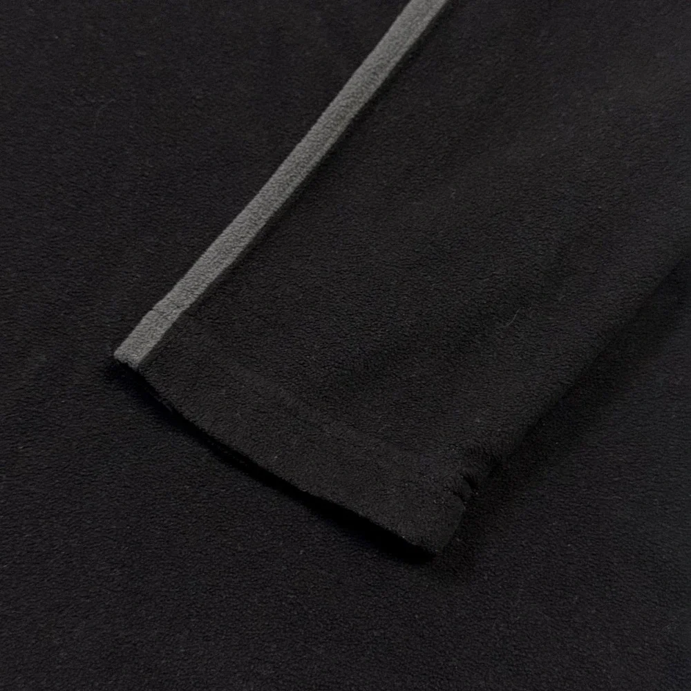 The North Face Fleece Sweatshirt Mens M Black Pullover Outdoor Polyester Logo